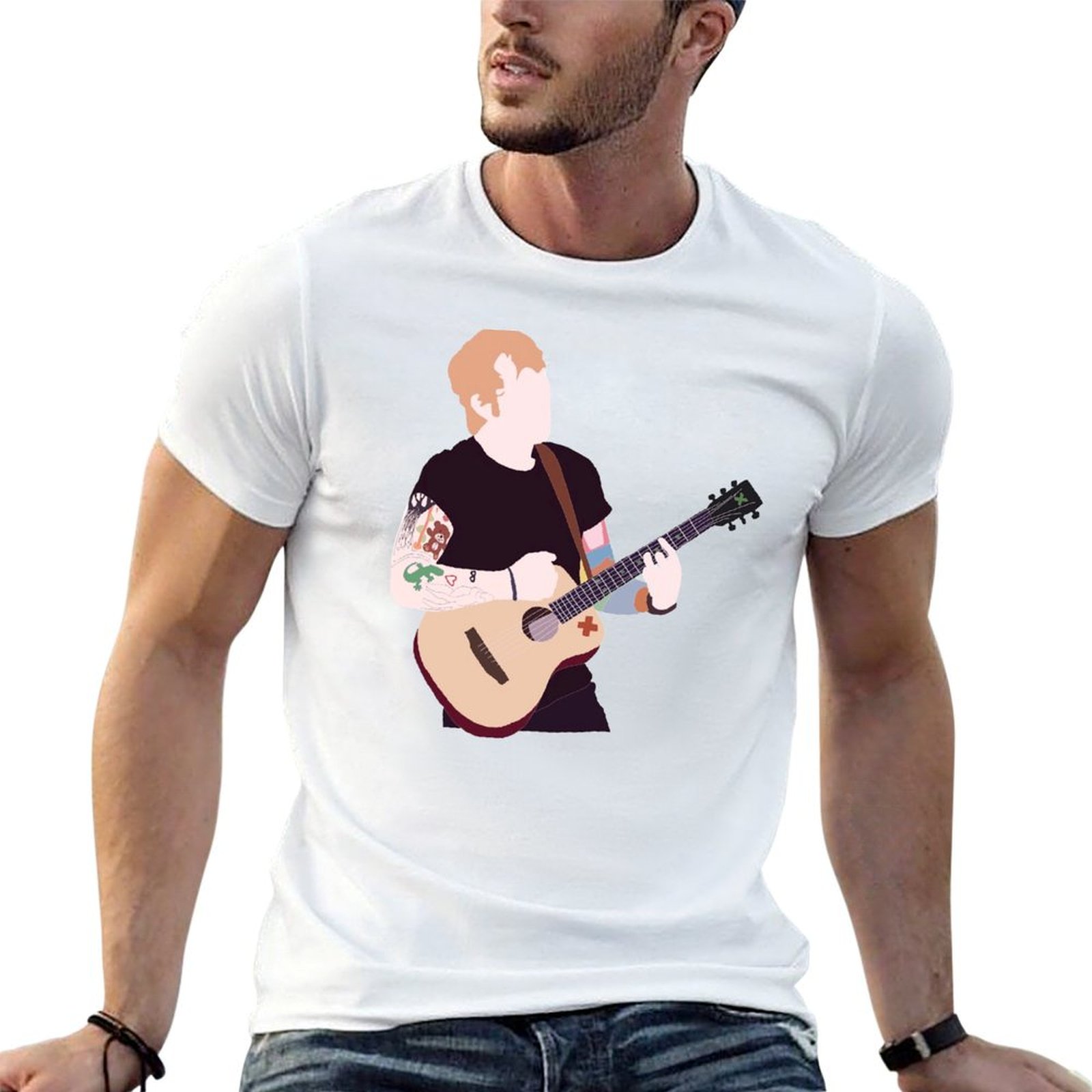 Anime Merchandise For Men - Merchandise Oficial de Ed Sheeran, Camiseta