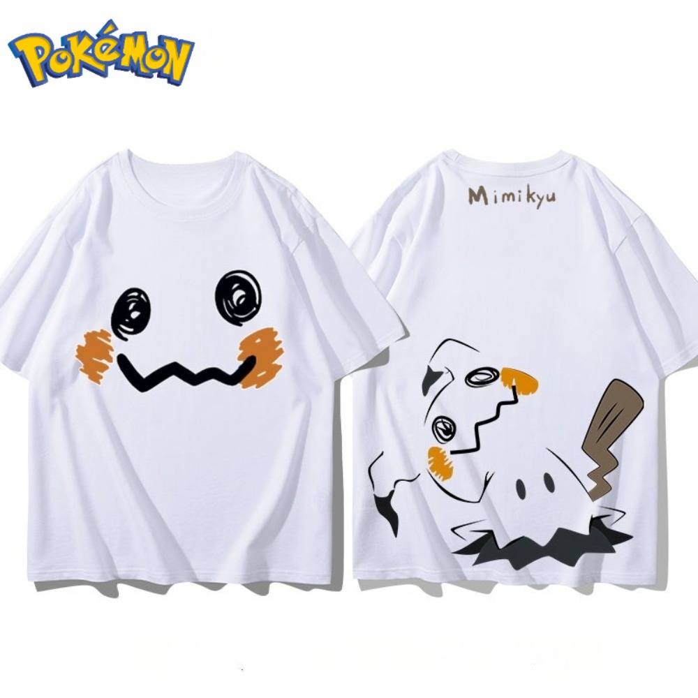 Anime Merchandise Shop - Pokémon mimikyu frente e traseira impressa