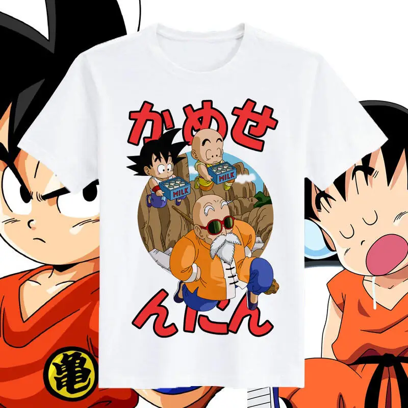 Anime Merchandise For Men - Camiseta Dragon Ball Hot Summer Anime: