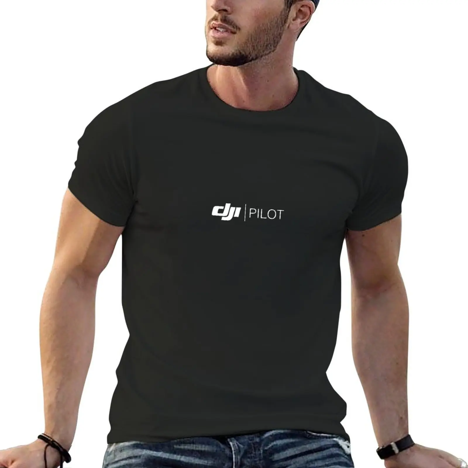 Anime Merchandise For Men - Melhor vendedor-dji piloto mercadoria camiseta gráfico