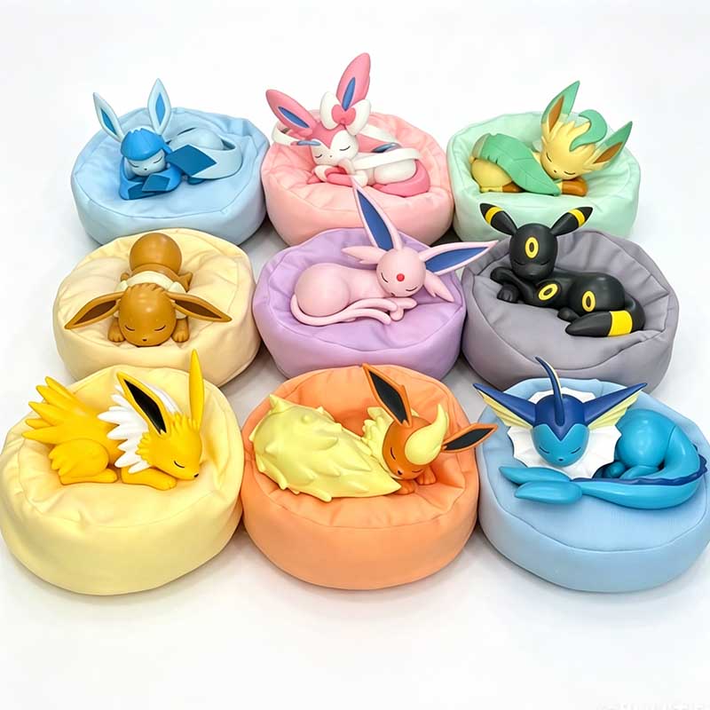 9 peças de Figuras Anime Pokém - Pokemon Anime Merchandise avaliação e preço