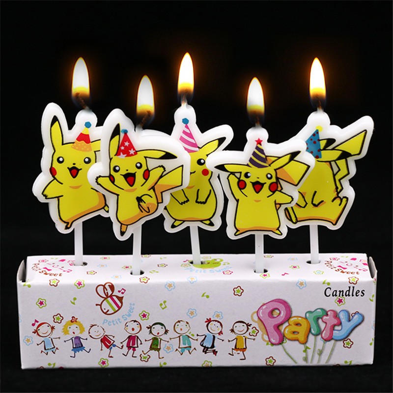 5 pçs/lote pokemon bolo de ani - Pokemon Anime Merchandise avaliação e preço