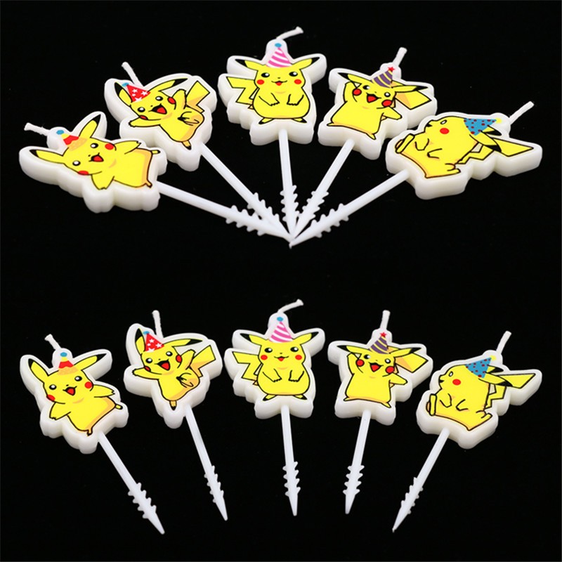 5 pçs/lote pokemon bolo de ani - Pokemon Anime Merchandise avaliação e preço