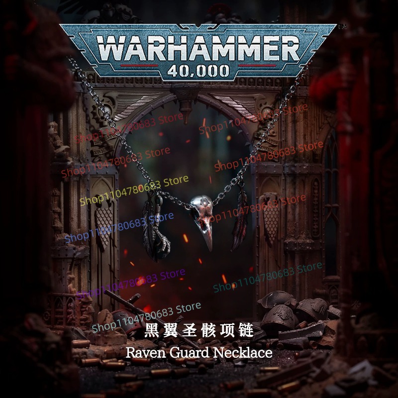 Colar 40K Raven Guard, Ornamen - Anime Merchandise For Men avaliação e preço