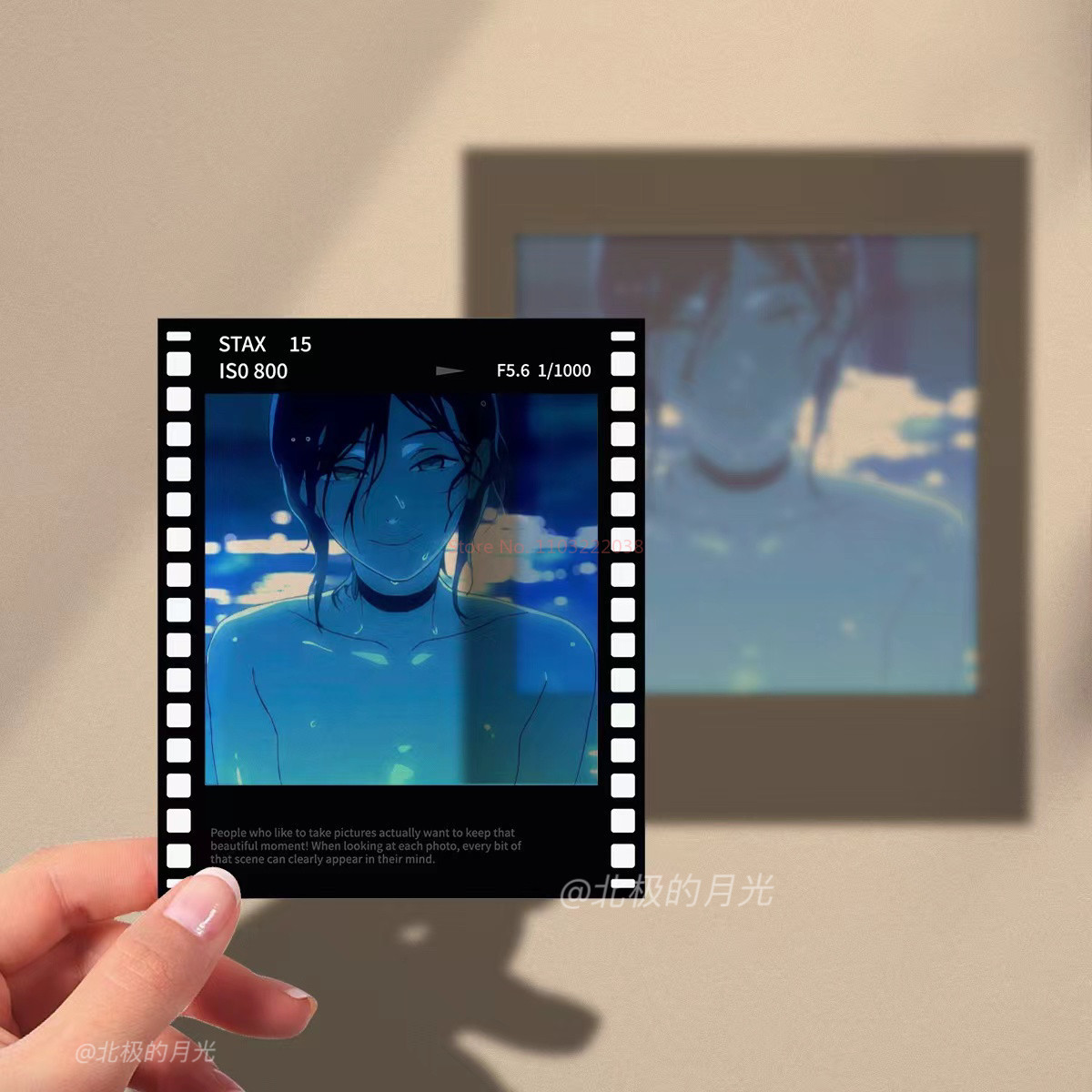 Cartão Holográfico Estilo Pola - Anime Merchandise For Men avaliação e preço