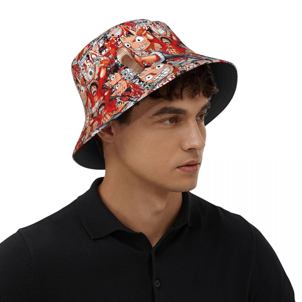 Chapéu Bucket Luffy One Piece  - Anime Merchandise For Men avaliação e preço